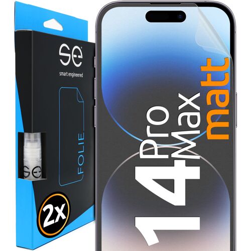 Smart Engineered SE0-F0102-0275-22-M écran et protection arrière de téléphones portables Protection d'écran mate Apple 2 pièces pour Apple iPhone 14 Pro Max