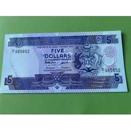 Billet Iles Solomon 5 Dollar