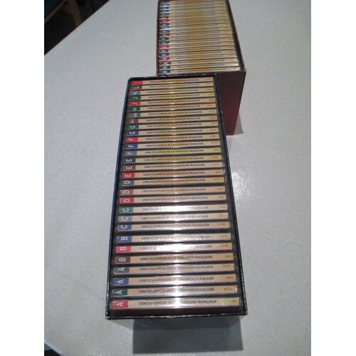 49 Discs..(Sur 50) L'Encyclopédie De La Chanson Française...Parfait État. Petit Prix.
