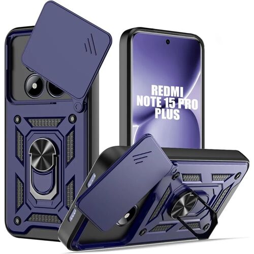 Coque pour Xiaomi Redmi Note 15 Pro Plus 5G, Antichoc avec Protection Caméra Rigide - Bleu Marine - E.F.Connection
