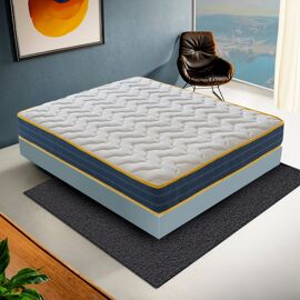 Matelas Ressorts Ensachés 90x190 cm, COLORADO - Epaisseur 23 Cm
