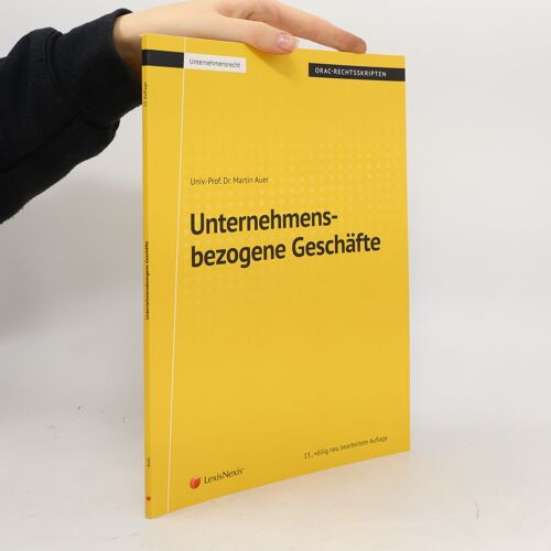 Unternehmensbezogene Geschäfte | Martin Auer