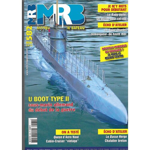 Mrb N° 582 - Le Modèle Réduit De Bateau - U Boot Type Ii, Sous-Marin Allemand Du Début De La Guerre - Plan : Baby Voile