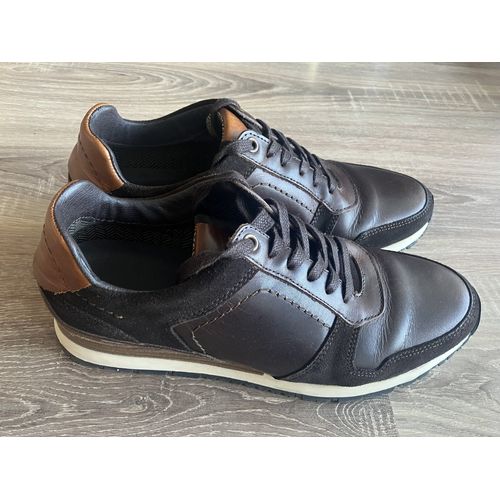 Chaussures Pour Homme Marvin And Co Taille 42 En Cuir Couleur Brun Et Camel