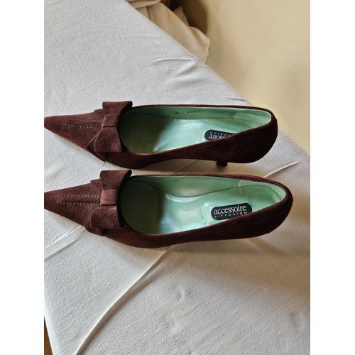Escarpin Accessoire Bordeaux Pointure 38