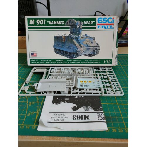 Maquette Char Esci 1/72 : M 901 Hammer Head-Esci