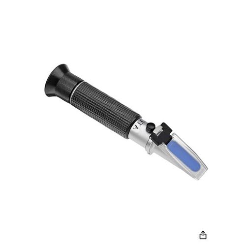 HHTEC Réfractomètre Brix 0-18% réfractomètre à sucre double précision pour fruits, jus, légumes, sirop, lubrifiants de refroidissement et huile de coupe
