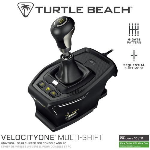 Turtle Beach VelocityOne Multi-Shift Levier de Vitesse et Frein à Main pour PC Windows, Xbox Series X|S et Xbox One
