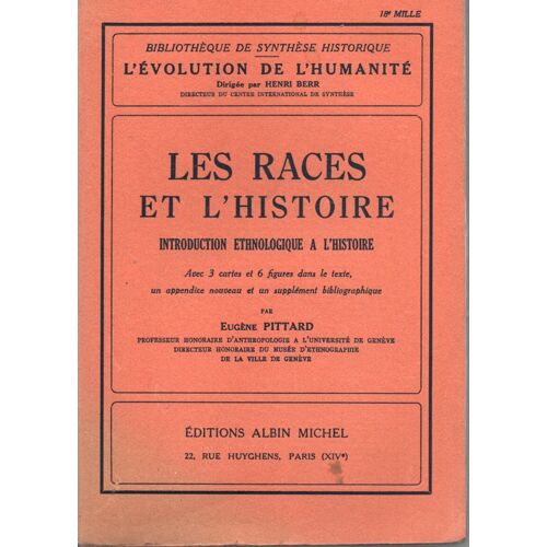 Les Races Et L'histoire Introduction Ethnologique A L'histoire