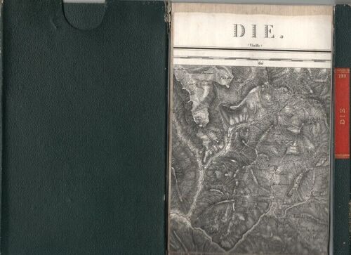 Die . Carte 199. Levée Par Les Officiers Du Corps D'etat Major