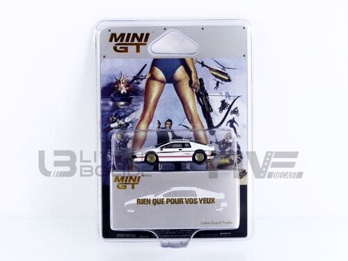 Mini Gt 1/64 - Lotus Esprit Turbo - 007 French Blister Packaging 1981 Mgt00907-007f-Mini Gt