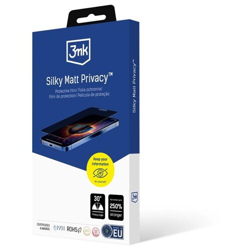 3MK Silky Matt Privacy Protection de l'écran contre les regards indiscrets Apple pour Apple iPhone 16