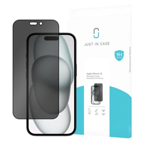 Just in Case 8129819 écran et protection arrière de téléphones portables Protection d'écran transparent Apple pour Apple iPhone 15