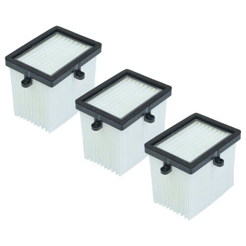 vhbw 3x Filtre compatible avec Milwaukee 2648-21, 2648-20 ponceuse excentrique, meuleuse d'angles - 3x filtre à air
