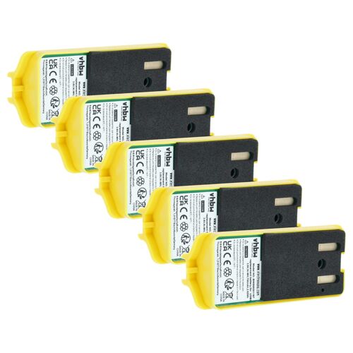 vhbw 5x Batterie compatible avec JAY Modular Industrial Radio Remote Control, A003 HAS, Remote UDE radio talkie-walkie (700mAh, 3,6V, NiMH)
