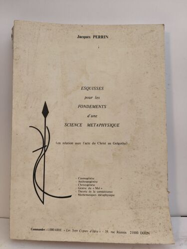 Esquisses Pour Les Fondements D'une Science Metaphysique