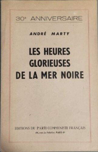 Les Heures Glorieuses De La Mer Noire