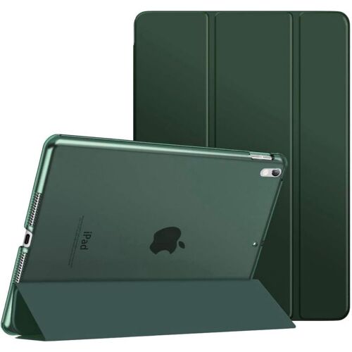 ELVORIX-Coque pour iPad Air 10,5 Pouces 2019 (3e Génération) et iPad Pro 10,5 Pouces 2017, Ultra Fin et Léger, Fonction Veille/Réveil Automatique, Vert Nuit