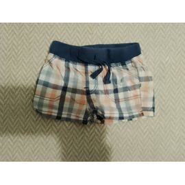 Short A Carreaux Bleus/Roses Clairs 6 Mois Creeks.