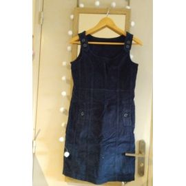 Robe Hivers Bleu Marine En Velours