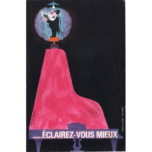 Buvard Eclairez Vous Mieux Humour Edf Publicité