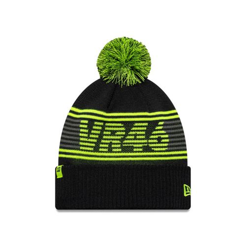 Bonnet À Pompon Vr46 Recycled Noir Taille Unique Adulte