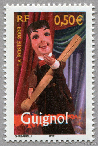 La France À Vivre (1) : Guignol Année 2003 N° 3565 Yvert Et Tellier Luxe