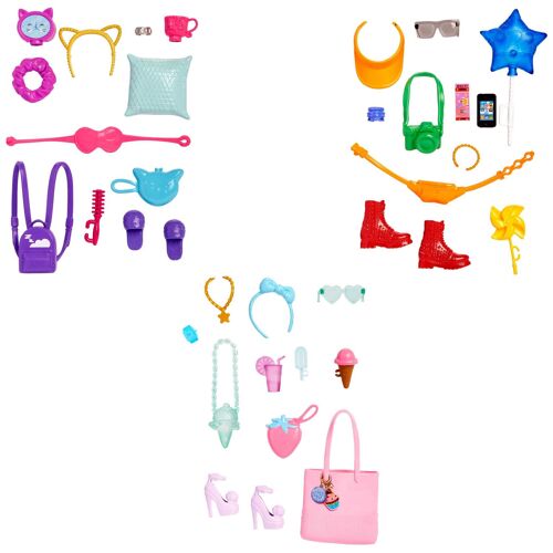 Barbie Fashionistas - Accessoires Thématiques (modèle aléatoire) - Accessoires poupée mannequin - Dès 3 ans