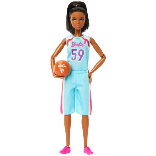 Barbie Made to Move Barbie-Joueuse de Basket-Poupée articulée avec tenue et accessoires