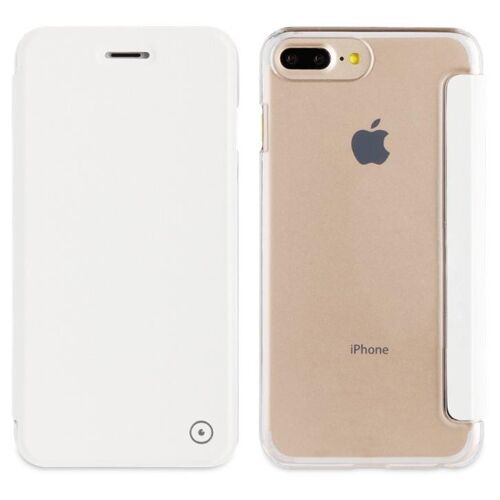 Muvit MUFLC0018 coque pour téléphone 5.5" Housse Transparent et Blanc pour Apple Iphone 7 Plus