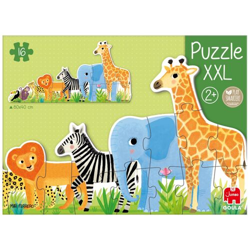 Goula PUZZLE XXL JUNGLE DU PLUS PETIT AU PLUS GRAND