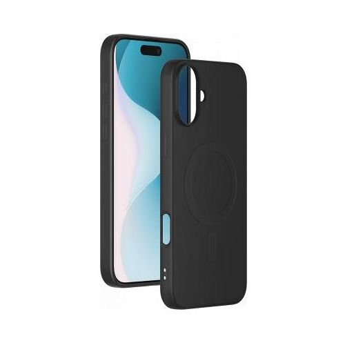 BIG BEN Coque MagSafe iPhone 16 Plus Silicone Noire pour Apple iPhone 16 Plus