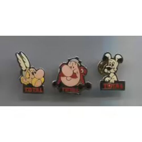3 Pins Asterix Obelix Idefix Total