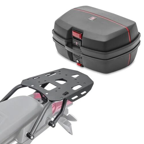 Set Top Case + Support Pour Aprilia Tuareg 660 22-25 Bagtecs Tb8 45l