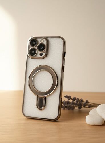 Coque Luxe Gray - iPhone 17 Pro Max - MagSafe & Support