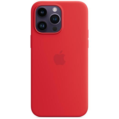 Apple Coque en silicone avec MagSafe pour iPhone 14 Pro Max - (PRODUCT)RED pour Apple iPhone 14 Pro Max
