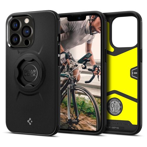 Spigen ACS03741 coque pour téléphone 6.7" Housse Noir pour Apple iPhone 13 Pro Max