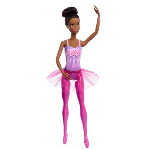 Barbie Barbie-Barbie Ballerine-Poupée brune avec tutu amovible violet