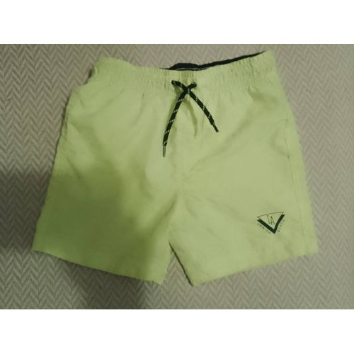Maillot De Bain Jaune Fluo 4/5 Ans Primark.