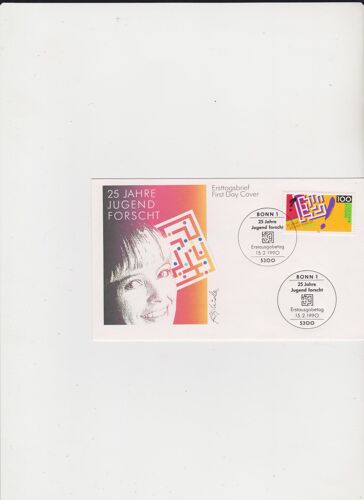 Allemagne Philatélie Enveloppe 1er Jour 23é Concours Recherche Et Jeunesse Bonn 1 1990