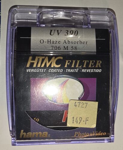 HAMA Filtre objectif UV 390