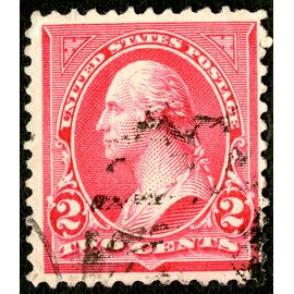 Timbre Oblitéré United States Postage , Two Cents