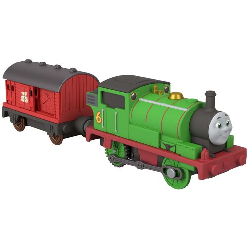 Fisher-Price Thomas le petit train Fisher-Price-Locomotive Percy motorisée Thomas et ses Amis avec wagon