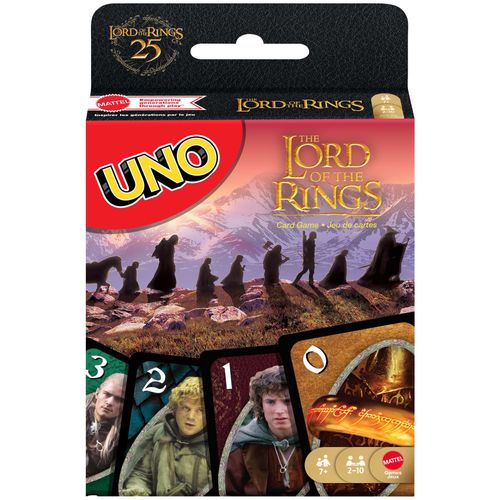Games Mattel - Uno Le Seigneur Des Anneaux