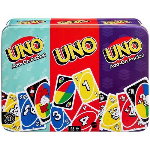 Games Uno - Jeu De Base Et Deux Packs D'extension