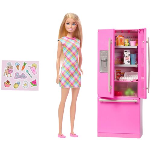 Barbie Barbie-Coffret La Cuisine de Barbie-poupée et accessoires
