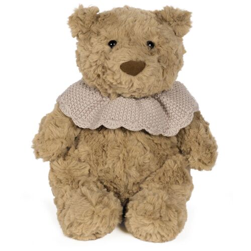 Pasito a Pasito Ours en peluche tricot rose