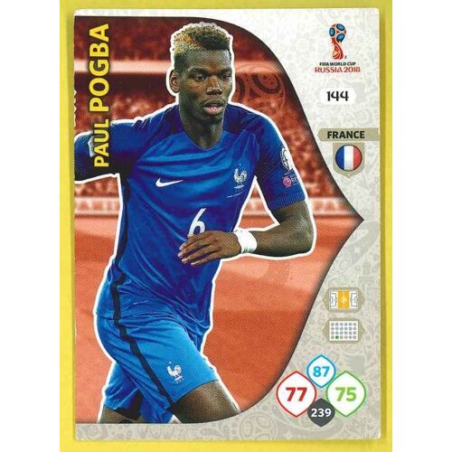 Carte Panini Fifa World Cup 2018 - Pogba Paul