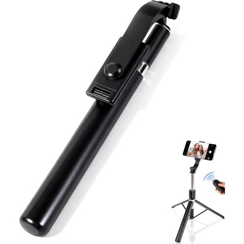 LORANKA-Perche à Selfie 170 CM, Trépied Smartphone Extensible avec 5.2 Télécommande Bluetooth, pour Voyages, Vlogs, Vidéos et Photos, Compatible avec Les iPhone et Android