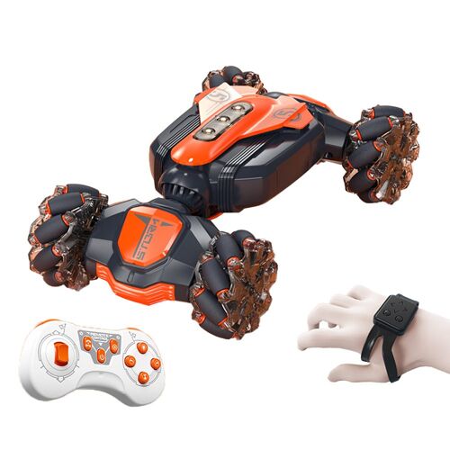 Voiture télécommandée 2,4 GHz avec détection de gestes et double mode de contrôle pour tous les terrains